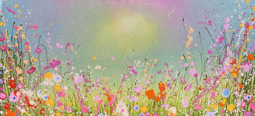 New Beginnings Singing Songs of Love and Joy by Yvonne Coomber, Painting for Sale on Singulart