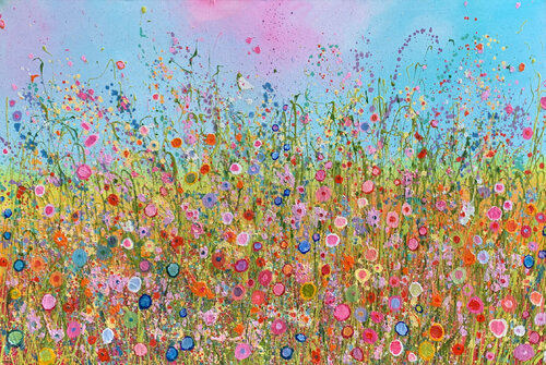 Loving You Makes My Heart Sing by Yvonne Coomber, Painting for Sale on Singulart