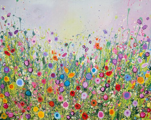I GIVE YOU ALL THE COLOURS OF MY HEART van Yvonne Coomber, Schilderij te koop op Singulart