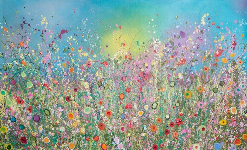 This Is The Place Hope Lives and all My Love Dances van Yvonne Coomber, Schilderij te koop op Singulart