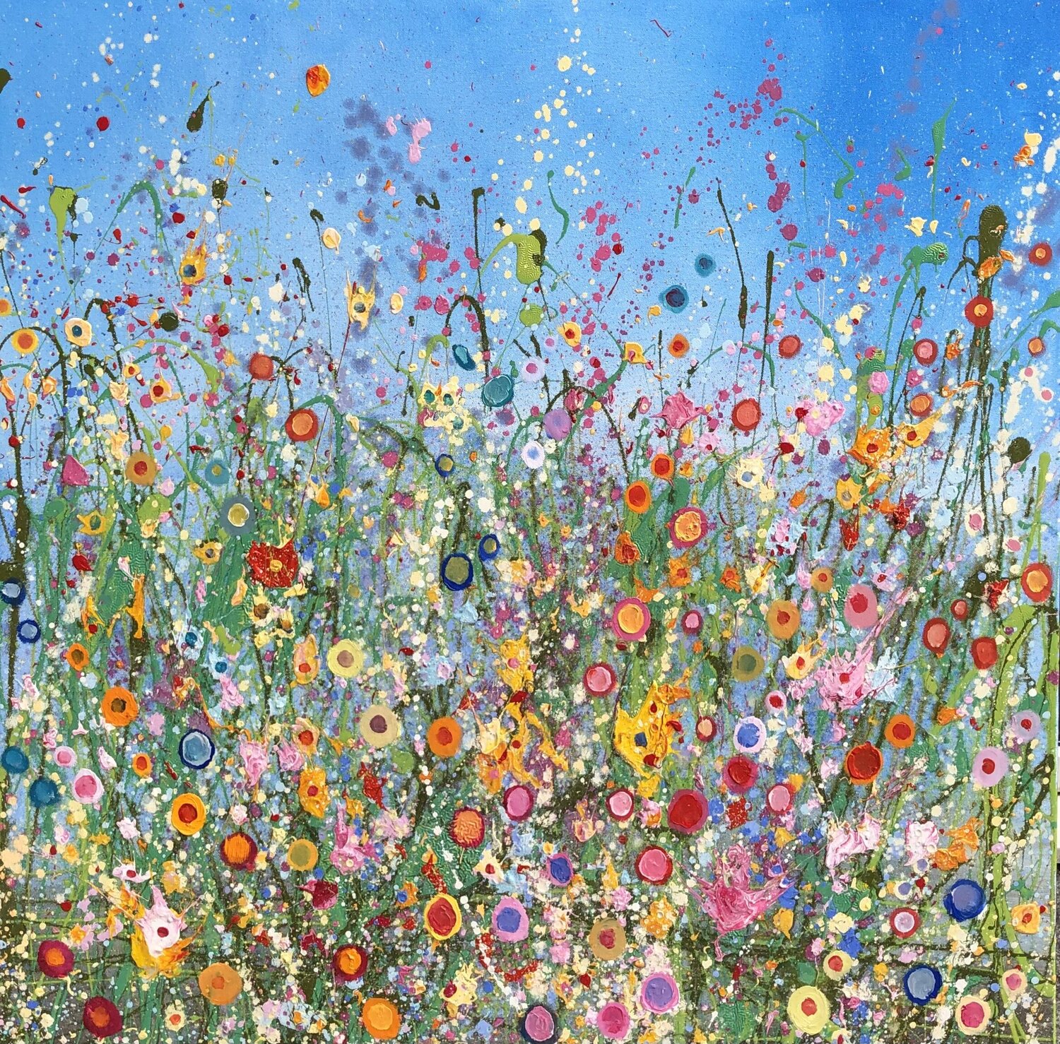 I Love You With All My Heart Yvonne Coomber Originalgemälde zu verkaufen