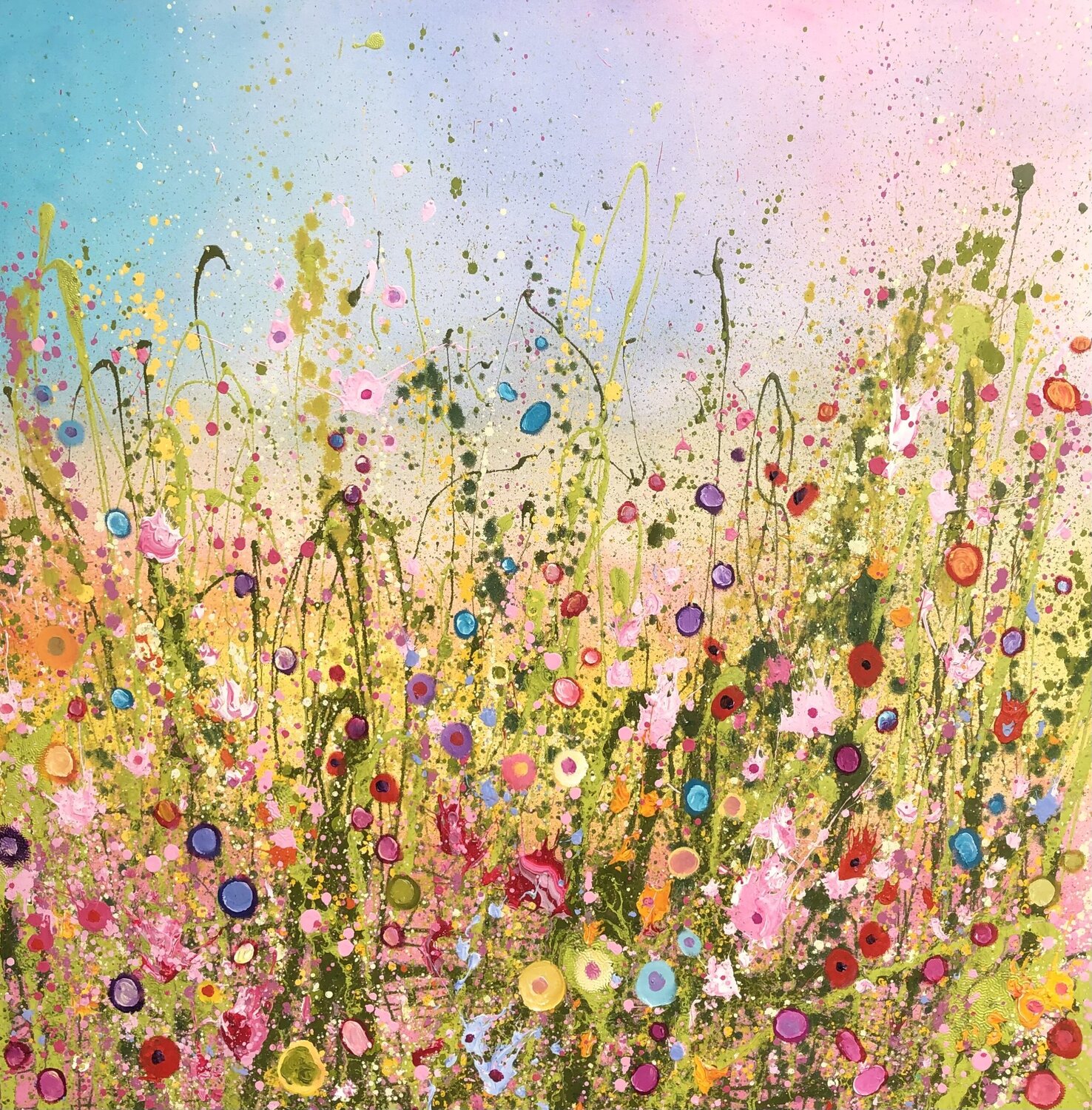 I Simply Could Not Love You More Yvonne Coomber Originalgemälde zu verkaufen