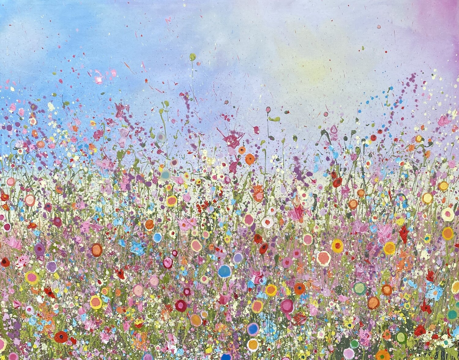Your Beautiful Sparkling Heart Makes My Soul Sing Yvonne Coomber Originalgemälde zu verkaufen