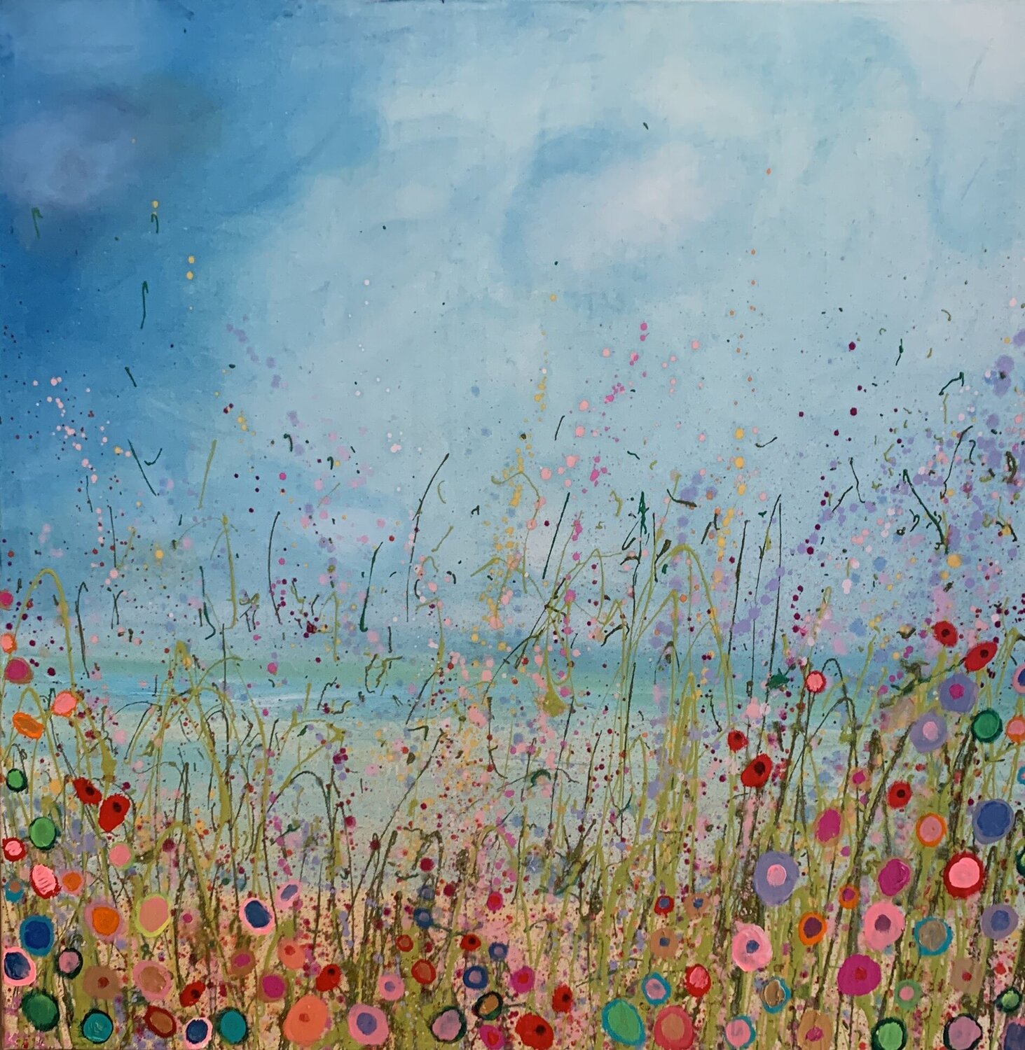 Gentle Seas and Loving You So Yvonne Coomber Originalgemälde zu verkaufen