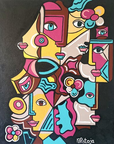 Live with Ease van Beatrice Pistoja, Schilderij te koop op Singulart