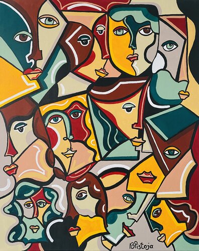 Face the World #2 von Beatrice Pistoja, Malerei kaufen auf Singulart