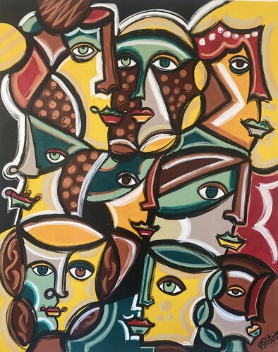 Face the World #3 von Beatrice Pistoja, Malerei kaufen auf Singulart