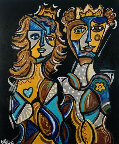 Partners in Crime #2 van Beatrice Pistoja, Schilderij te koop op Singulart