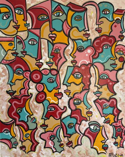 Mosaic of Emotions von Beatrice Pistoja, Malerei kaufen auf Singulart