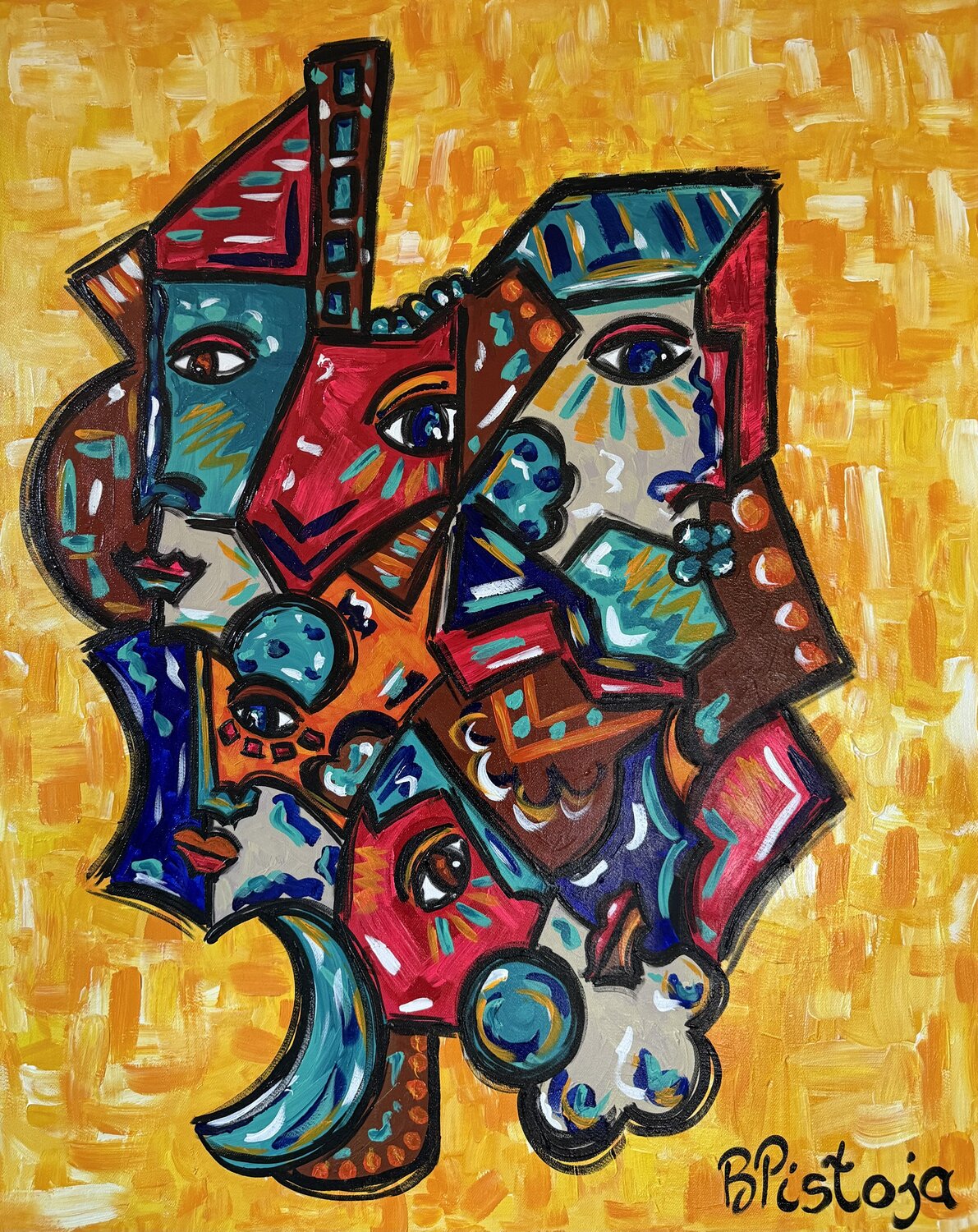 Returning #1 Beatrice Pistoja Origineel schilderij te koop