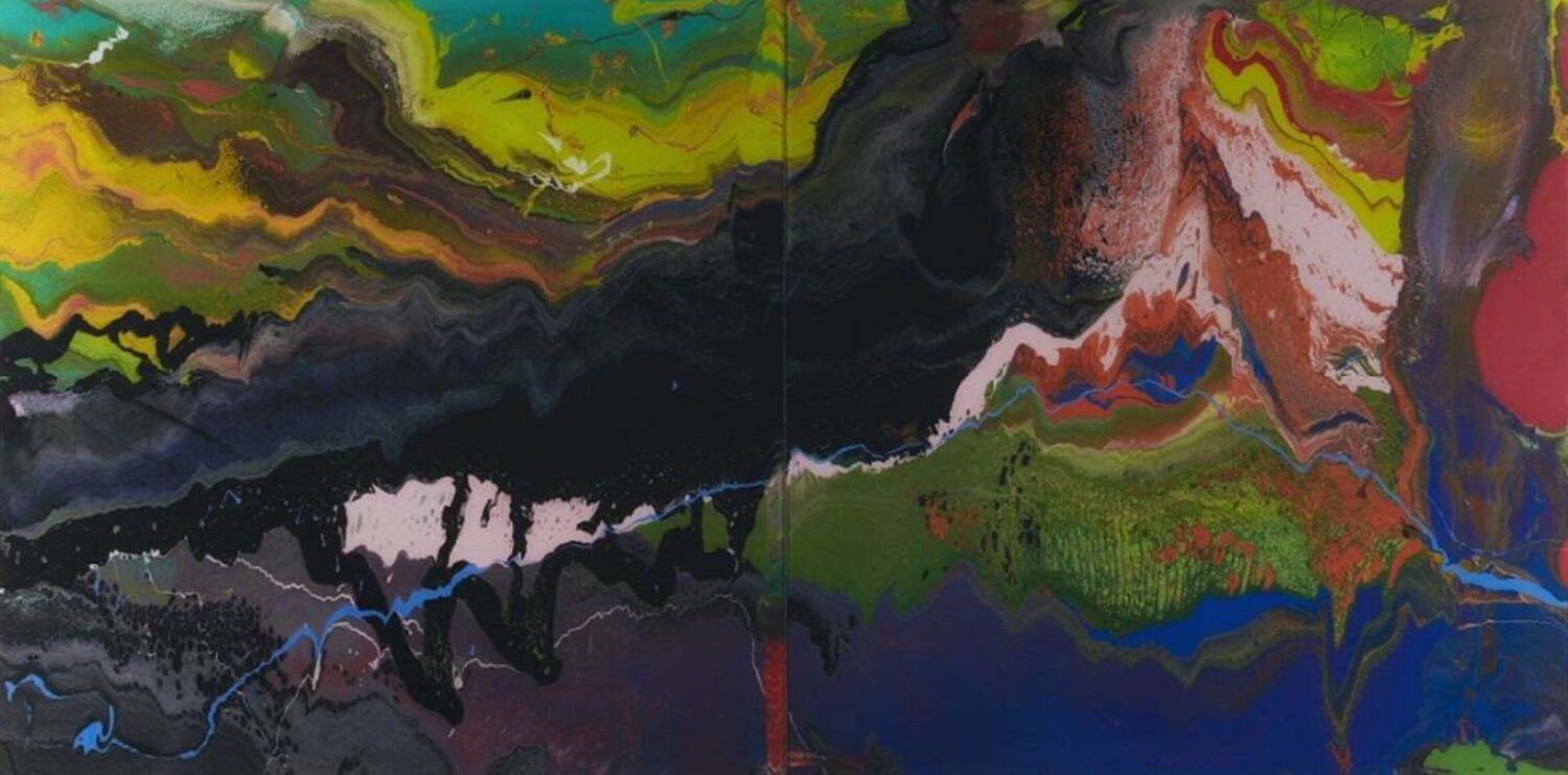 Flow P16 Gerhard Richter Druck zu verkaufen