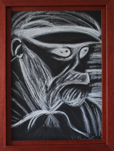 Henryk Goldszmit, nome d'arte Janusz Korczak, Il Dottore di Tutti I Bambini Soli di Romina Petrini, Pittura in vendita su Singulart