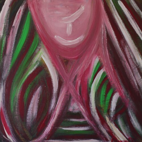 “Prendi un sorriso”_ Mahtma Gandhi by Romina Petrini, Painting for Sale on Singulart