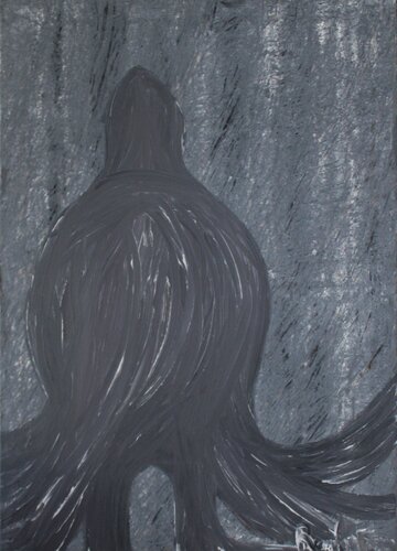 “Comandano oggi … perché obbedisci!” Albert Camus, L'uomo in rivolta par Romina Petrini, Peinture en vente sur Singulart