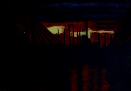 Buio a mezzogiorno Omaggio a Arthur Koestler van Romina Petrini, Schilderij te koop op Singulart