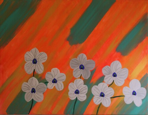 Orchidee van Romina Petrini, Schilderij te koop op Singulart
