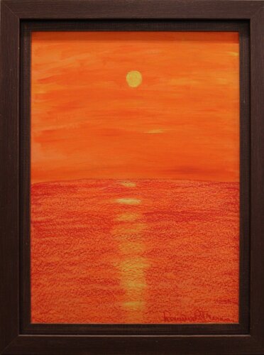 Meraviglioso il Sentimento Oceanico di Romain Rolland omaggio a Domenico Modugno van Romina Petrini, Schilderij te koop op Singulart