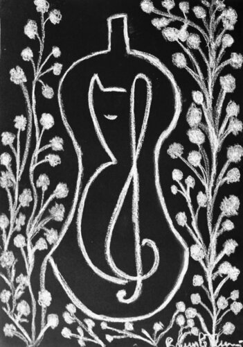 La Fioritura della Musica Omaggio a Albert Schweitzer van Romina Petrini, Schilderij te koop op Singulart