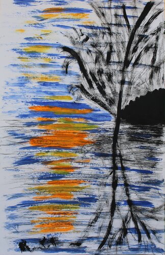 Spazi infiniti van Romina Petrini, Schilderij te koop op Singulart