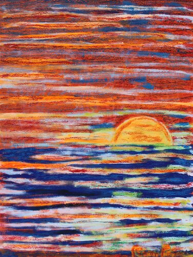 Luci del tramonto van Romina Petrini, Schilderij te koop op Singulart