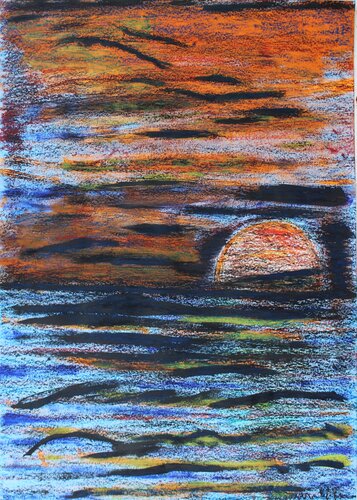 Mare d'inverno van Romina Petrini, Schilderij te koop op Singulart