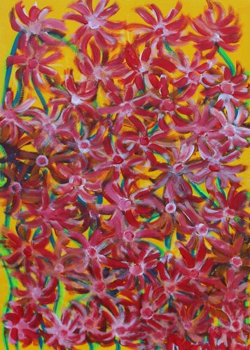 Le margherite di Patrizio Moscardelli 8 van Romina Petrini, Schilderij te koop op Singulart