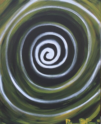 La via dell'alba van Romina Petrini, Schilderij te koop op Singulart