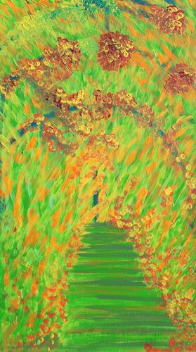 Il giardino di tutti i bambini del mondo 6 van Romina Petrini, Schilderij te koop op Singulart