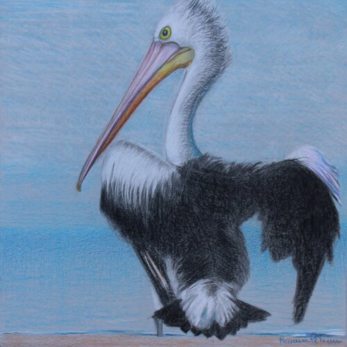 Il Guardiano del Mare van Romina Petrini, Tekening te koop op Singulart