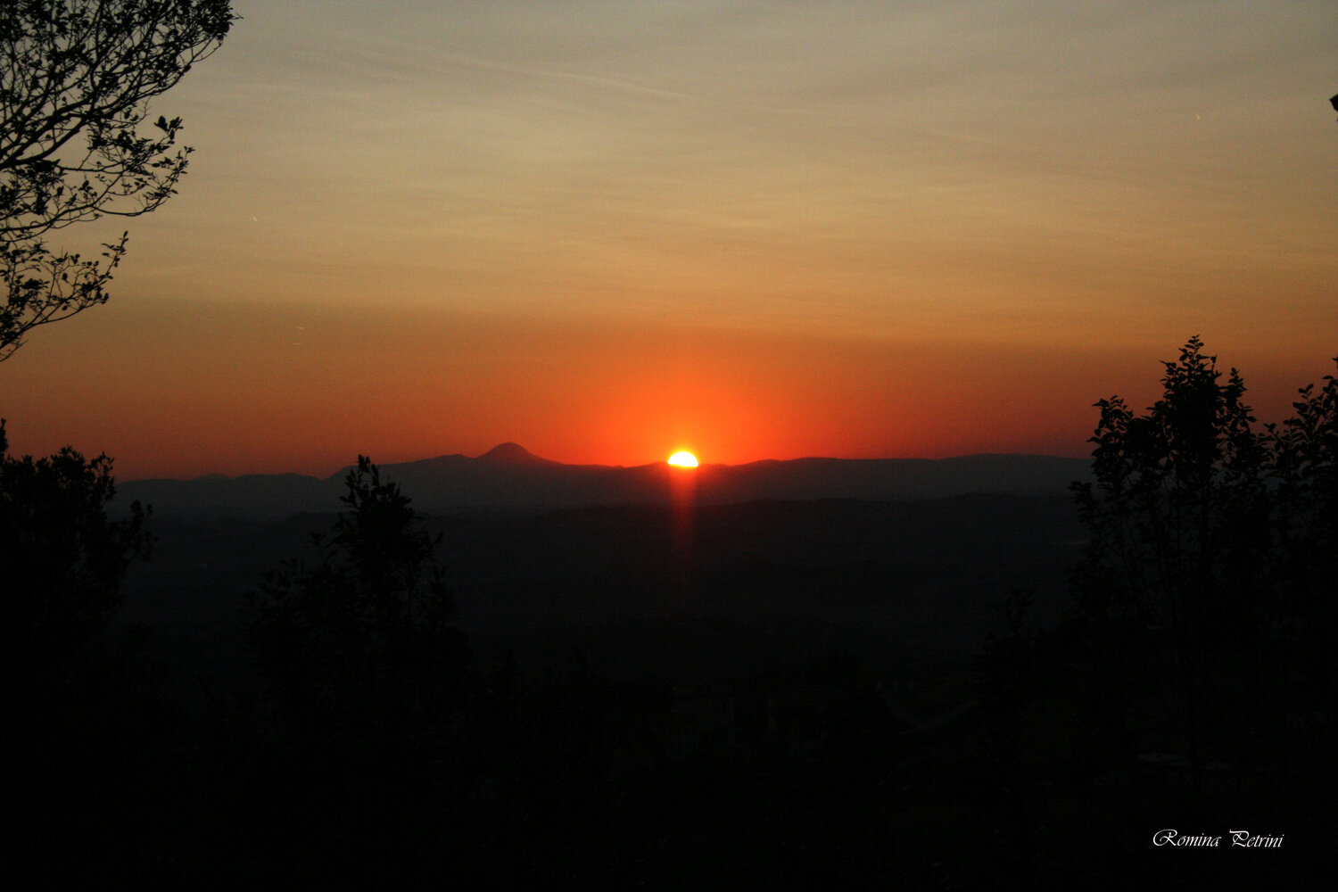 Tramonto a Petritoli Romina Petrini