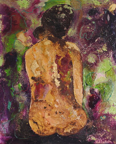 Nu multicolore van sylvie Penkalla, Schilderij te koop op Singulart