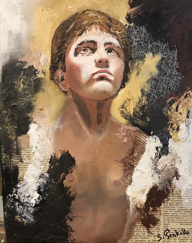 Jeune homme van sylvie Penkalla, Schilderij te koop op Singulart