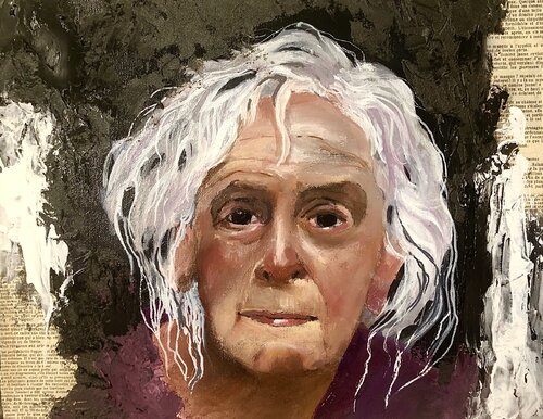 Vielle dame di sylvie Penkalla, Pittura in vendita su Singulart