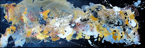 Abstrait noir von sylvie Penkalla, Malerei kaufen auf Singulart