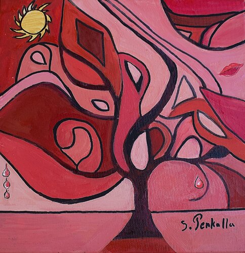 Mon arbre de vie van sylvie Penkalla, Schilderij te koop op Singulart