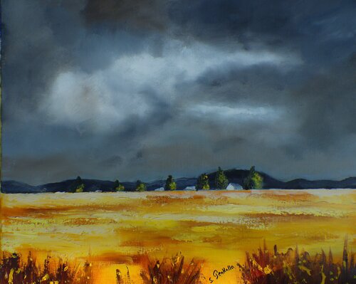 Campagne arageoise van sylvie Penkalla, Schilderij te koop op Singulart