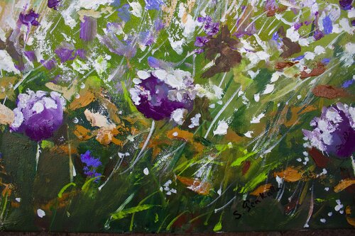 Fleurs des champs von sylvie Penkalla, Malerei kaufen auf Singulart