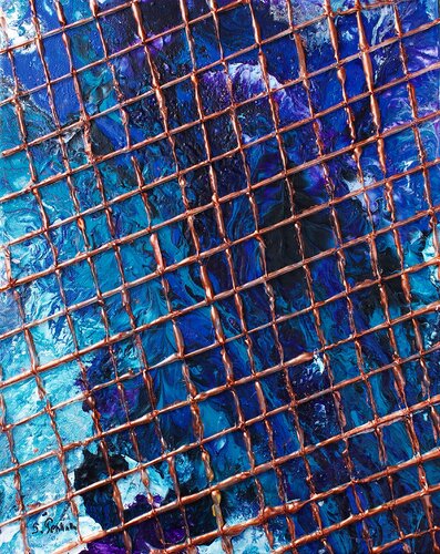 Quadrillage by sylvie Penkalla, 회화 for Sale on Singulart