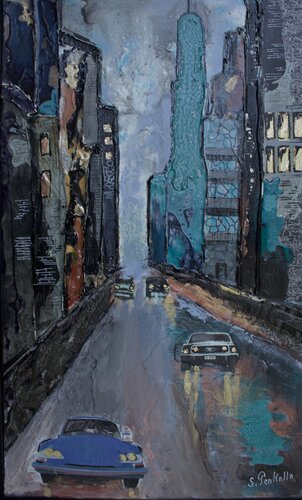 Paysage urbain von sylvie Penkalla, Malerei kaufen auf Singulart