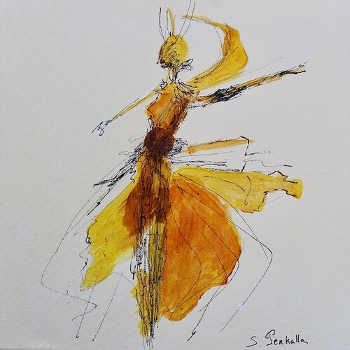 Danseuse 1 van sylvie Penkalla, Schilderij te koop op Singulart