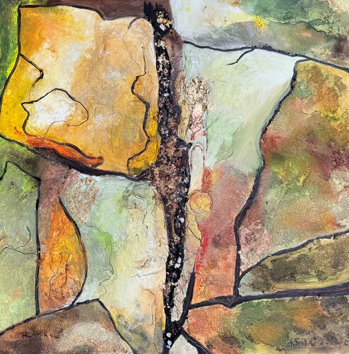 Rochers par sylvie Penkalla, Peinture en vente sur Singulart