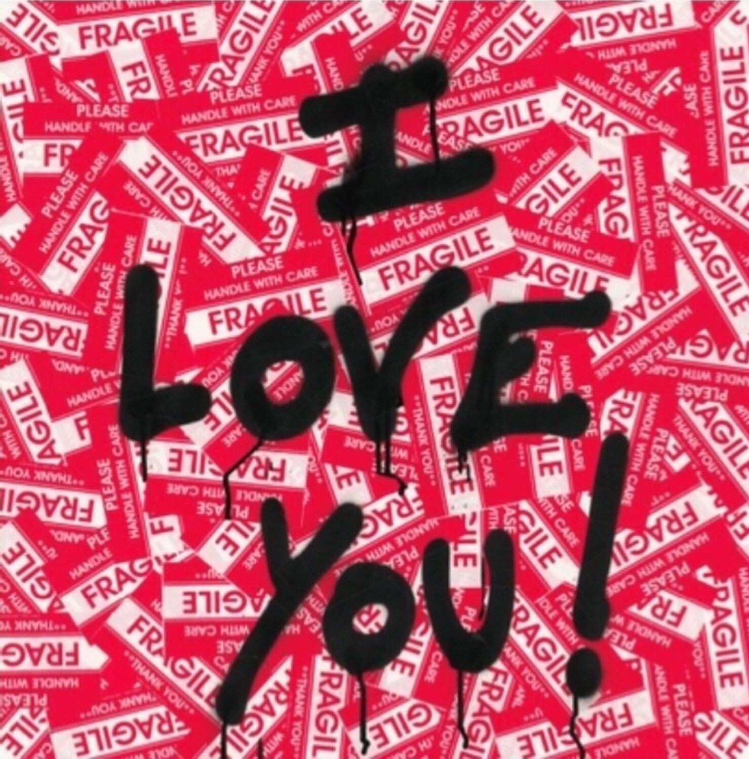 I Love You! Mr. Brainwash Opera su carta in vendita
