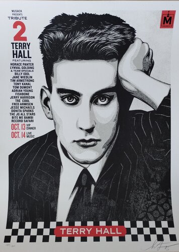 Musack Terry Hall tribute van Shepard Fairey, Afdruk te koop op Singulart