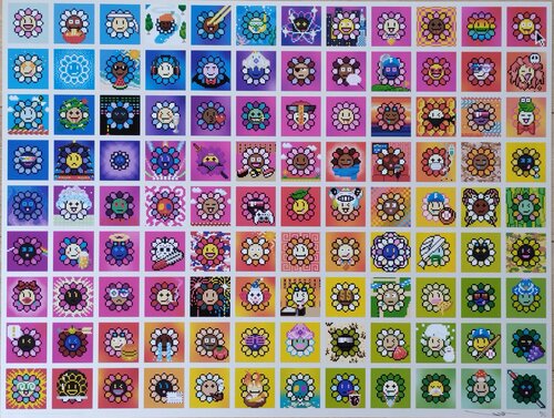 108 Bonno Kelshas Flower Print Takashi Murakami