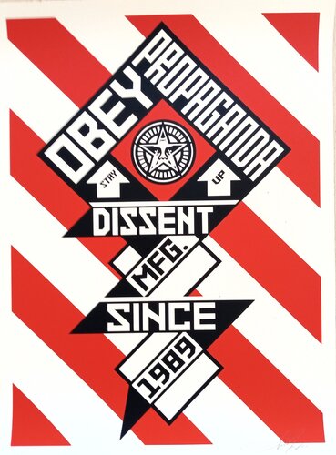 Constructivist Banner by Shepard Fairey, Print for Sale on Singulart