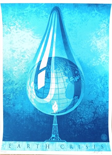 Earth crisis drop by Shepard Fairey, Print for Sale on Singulart