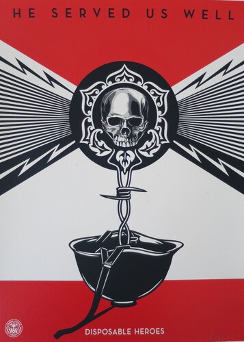 Disposable Heroes by Shepard Fairey, Print for Sale on Singulart