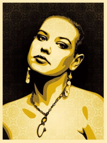Jessica Portrait van Shepard Fairey, Afdruk te koop op Singulart