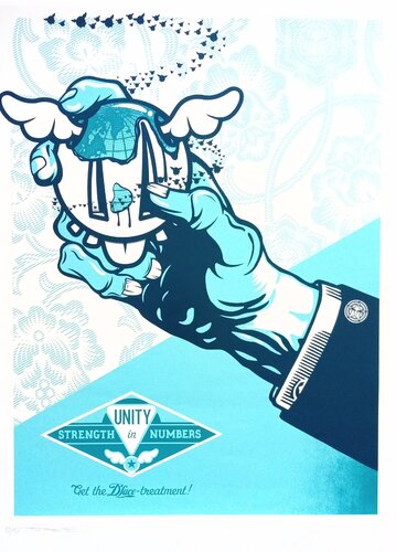 Shepard Fairey シェパード・フェアリー（本人サイン入り） Shepard Fairey(OBEY GIANT) ボブ・ディランのポスターを販売 ー