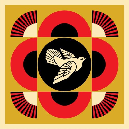 Dove Geometric Jaune Shepard Fairey